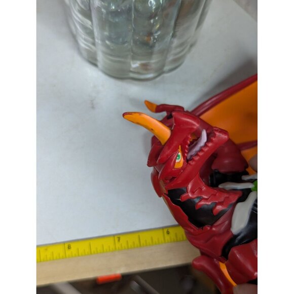 Bakugan Dragonoid Action Figure Red & Orange Toy With Wings & Horn Collectible - Picture 6 of 6